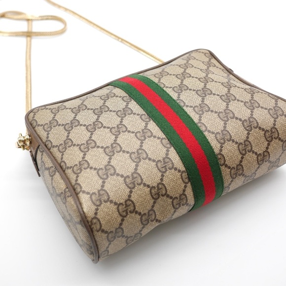 🍓GUCCI Sherryline Web Clutch - Picture 11 of 11